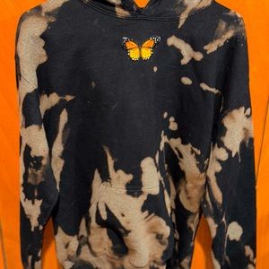 Black Tie Dye Hoodie